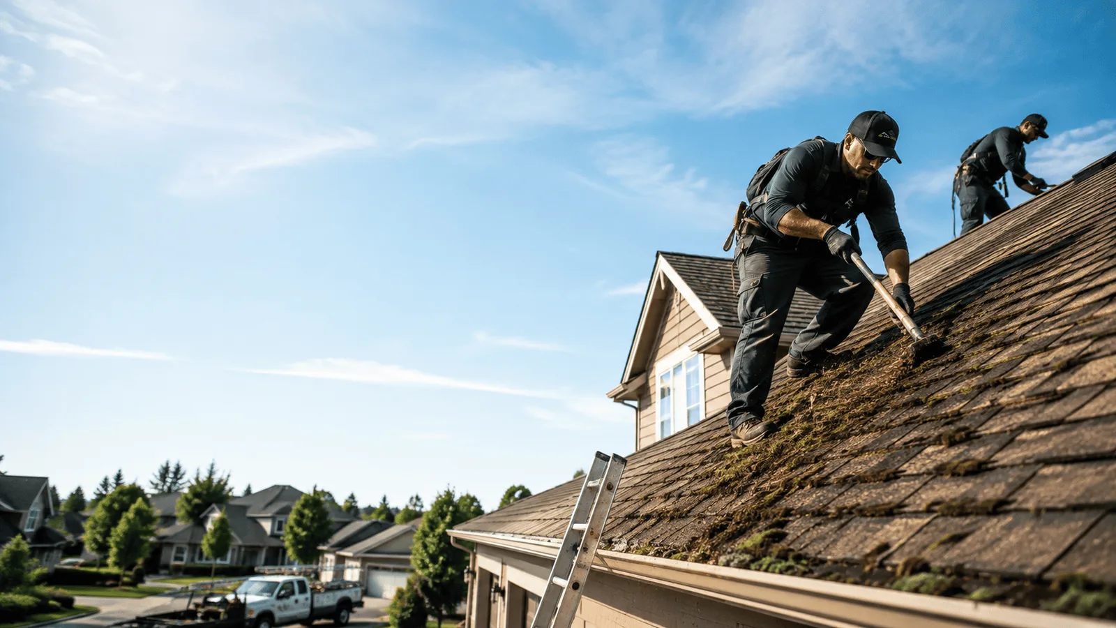 Roof Moss Removal in Buckley, MI near me